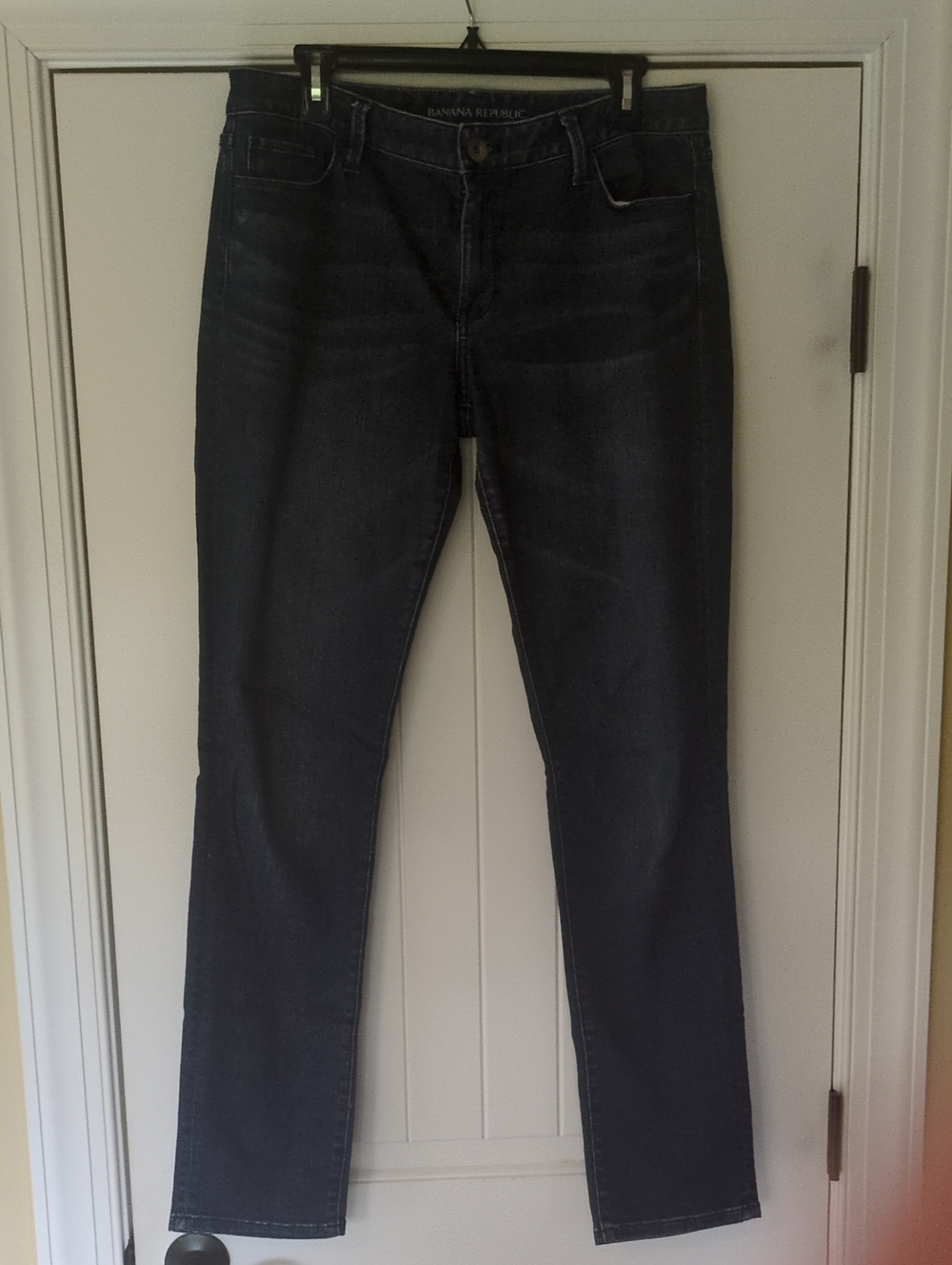 Banana Republic Dark Blue Straight-Leg Jeans